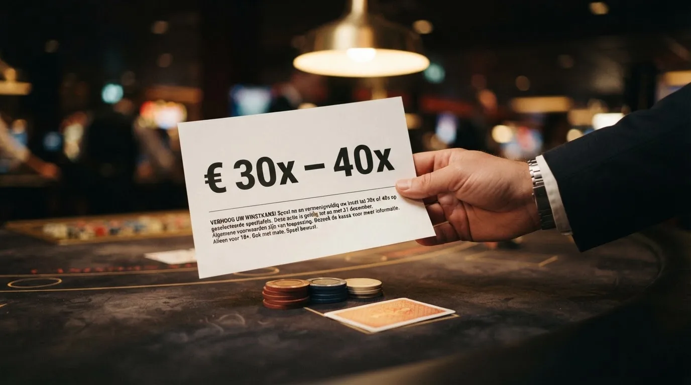 Een welkomstbonus van duizenden euro's met kleine lettertjes eronder