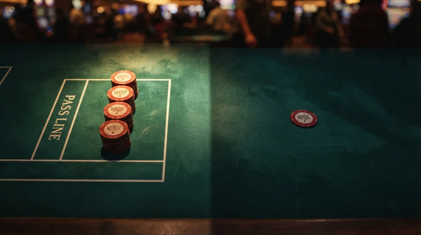 een vergelijkingstabel met tien casinonamen, vijf als vergund en vijf als zonder Cruks gemarkeerd